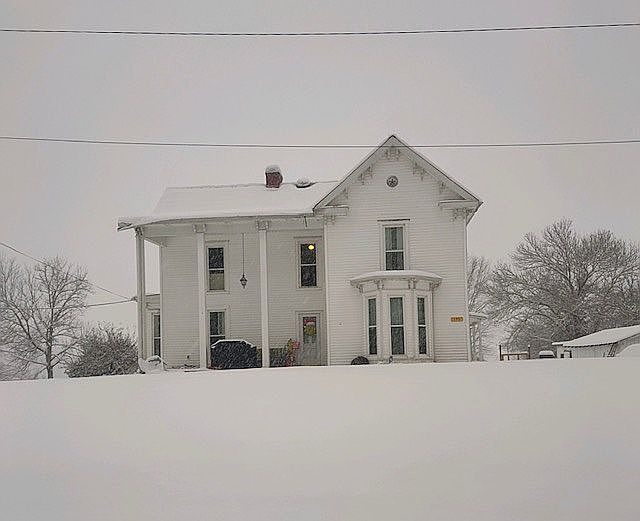 Home in the winter 