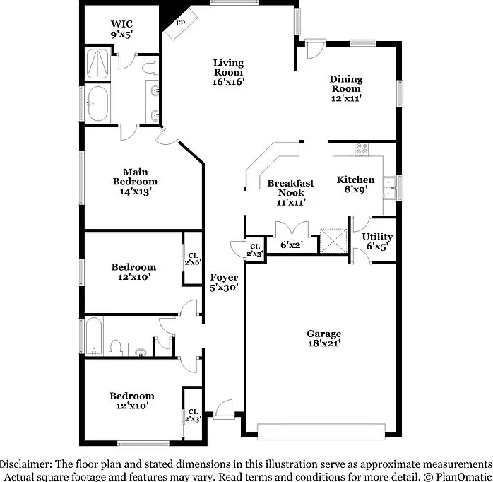 3 bed, 2.0 bath, 1669 sqft, $2,030 — Photo 2