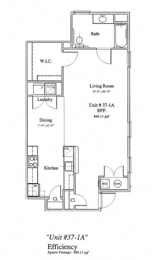 Floor plan Studio
