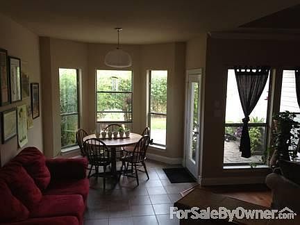 View from the Kitchen to the backyard