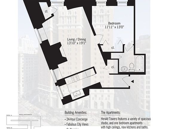 2nd image of 50 W 34th St APT 16C5