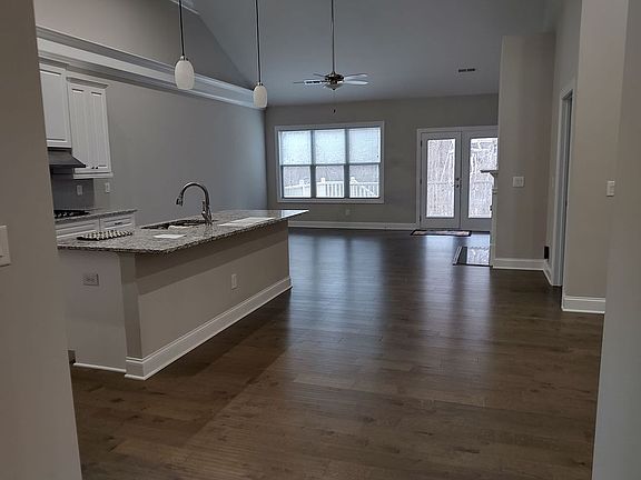 Kitchen and living room