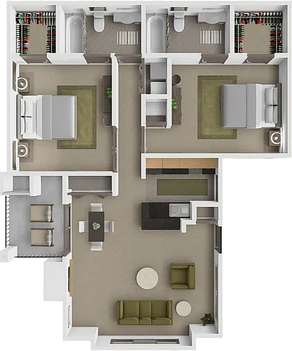 Floor plan Ponderosa