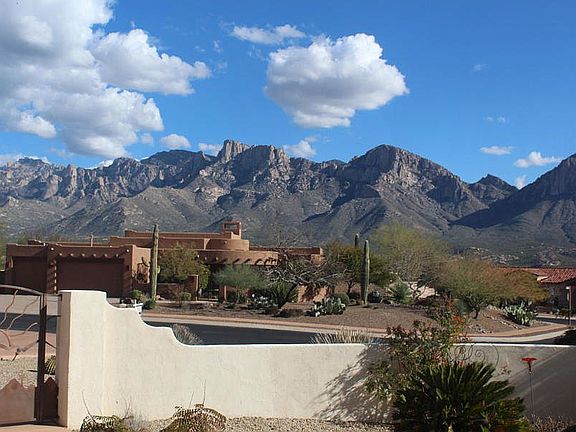 Courtyard; Pusch Ridge view