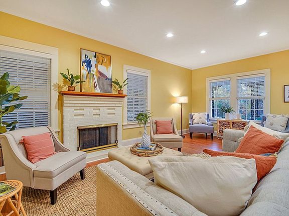 Comfortable with fireplace