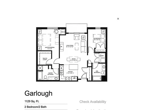 Floor plan Garlough