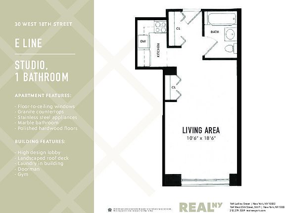 2nd image of 30 W 18th St APT 5D