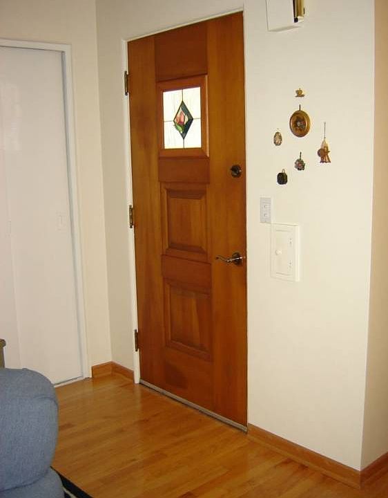 br /The attractive front door.