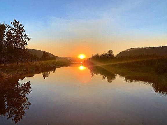 Sunset on Brown's Inlet