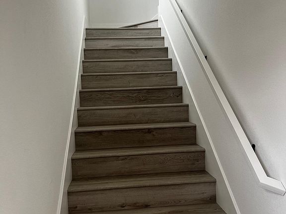 Private stairs to unit