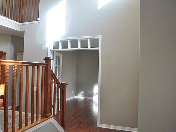 Foyer and double doors to study