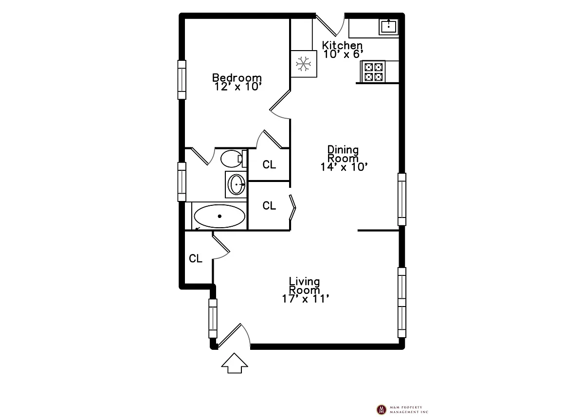 Floor plan 444-1E