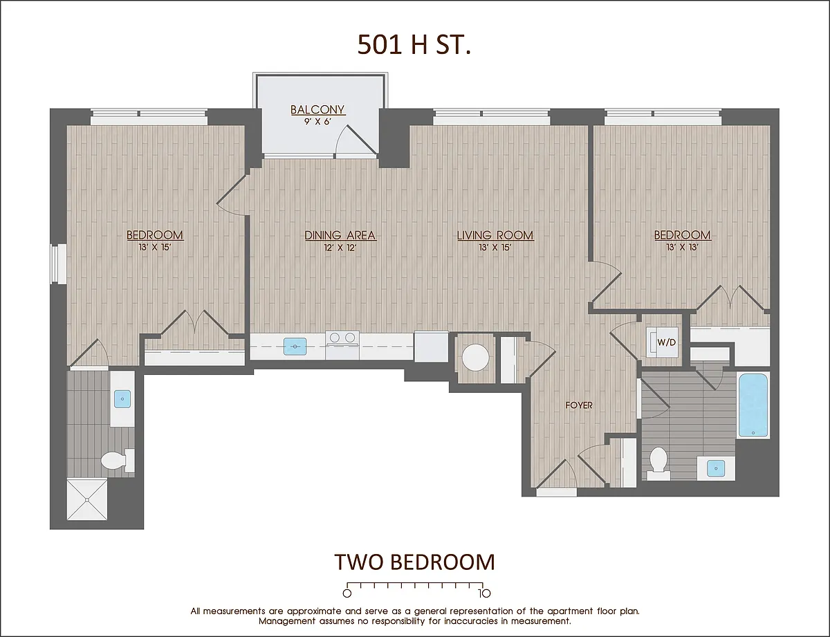 Floor plan 2 BED 2 BATH TIER 01