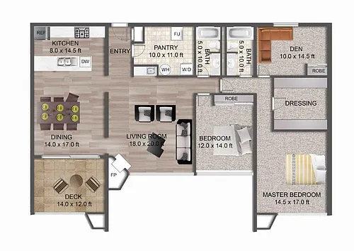 Floor plan Penthouse