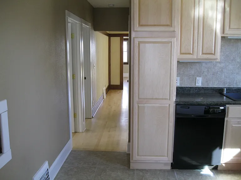 Hallway from kitchen to the front of the house.
