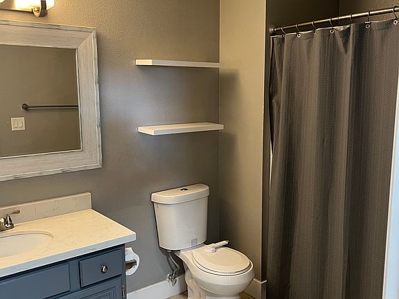 spacious bathroom
