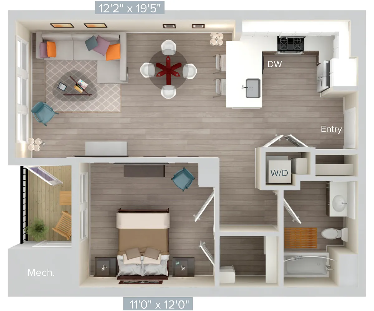 Floor plan A2-urb-730