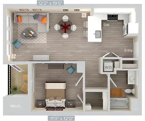 Floor plan A2-urb-730