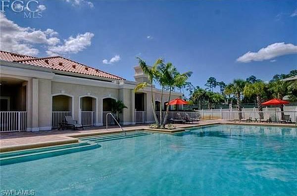 Pool by clubhouse