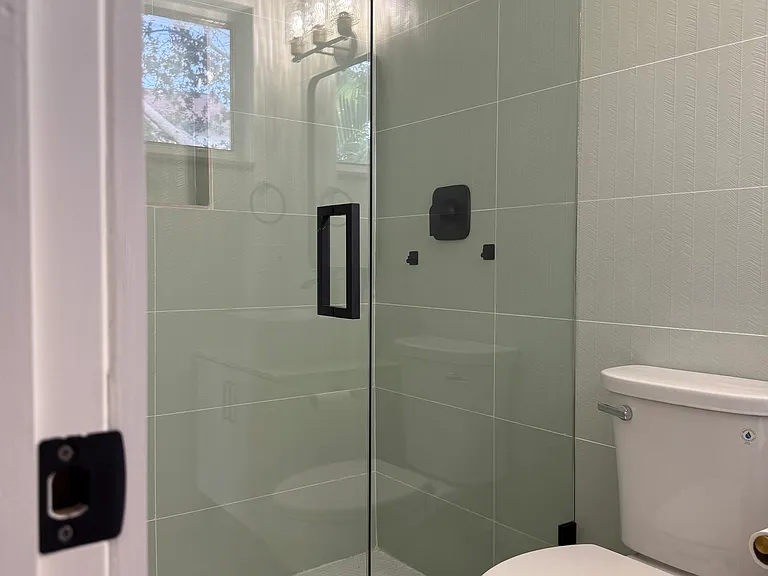 Main full bath step in shower