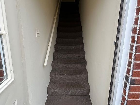 Stairs to second floor for Apartment #4