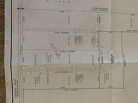 Lot is Circled on Map