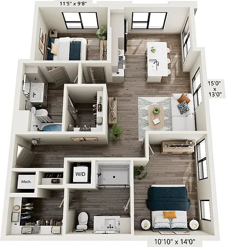 Floor plan B10