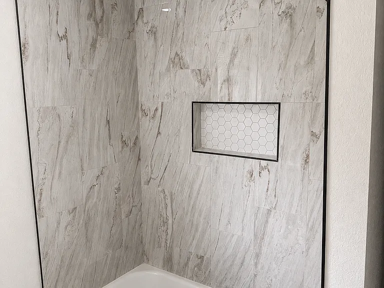 Hallway bathroom
