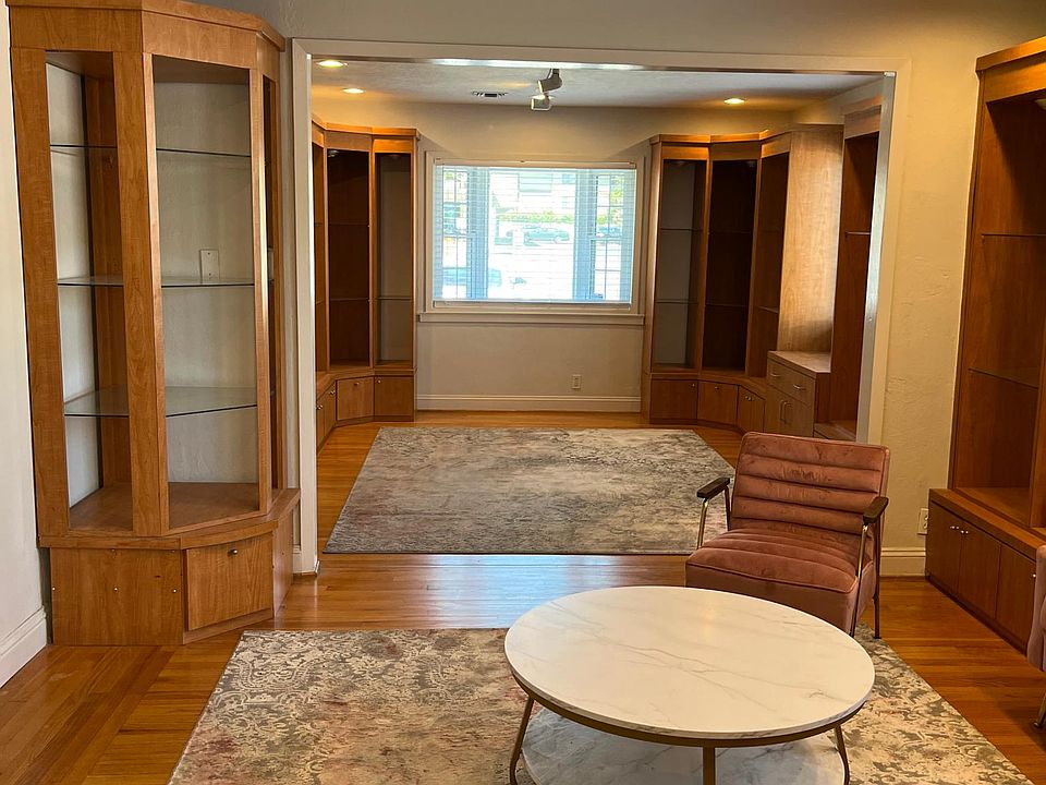 Open floor plan looking from bedroom into living room