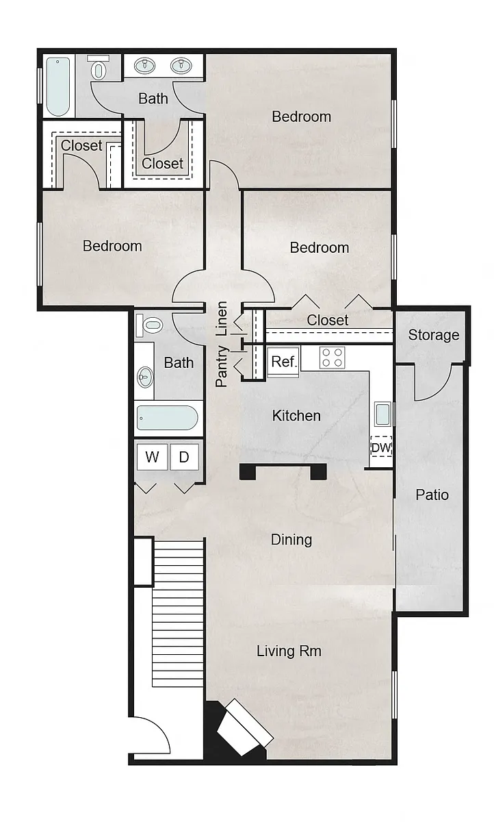 Floor plan Yorkshire (Plan Q)