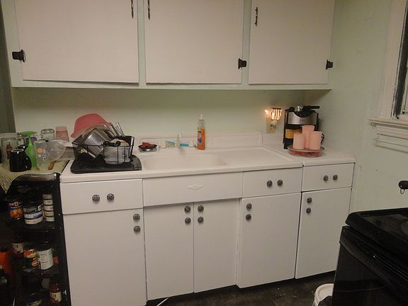 Freshly painted cabinets 