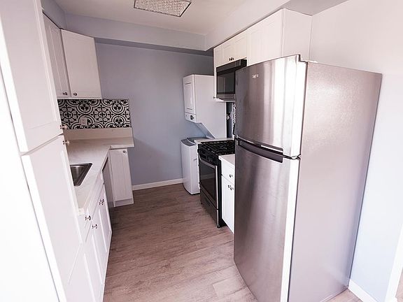 Kitchen with all new appliances and cupboards.