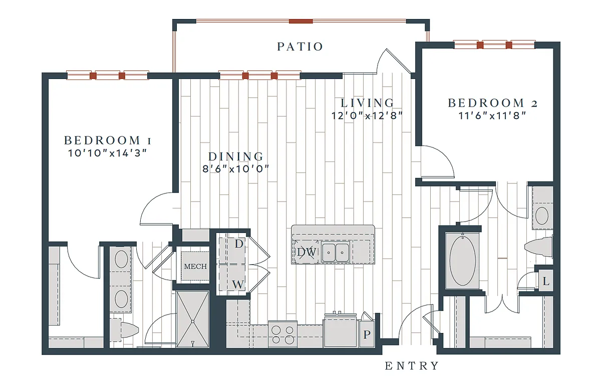 Floor plan B3-1132