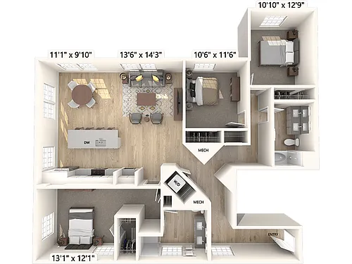 Floor plan C3