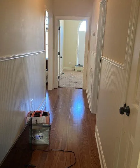 Hallway, hardwood floor