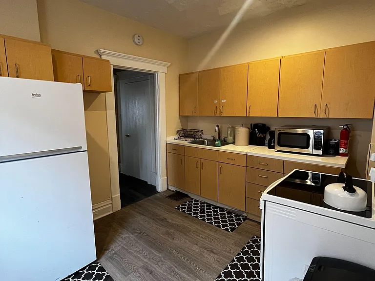 Shared kitchen.