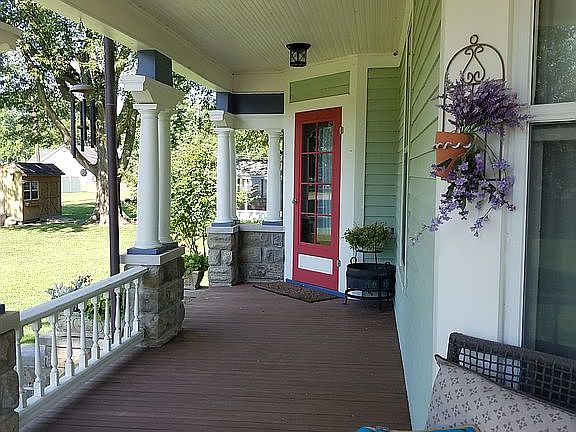 Southside of Porch