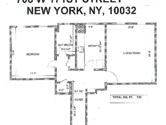 2nd image of 708 W 171st St APT 42A