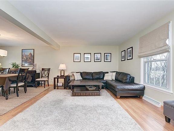 Family room open to the dining room.