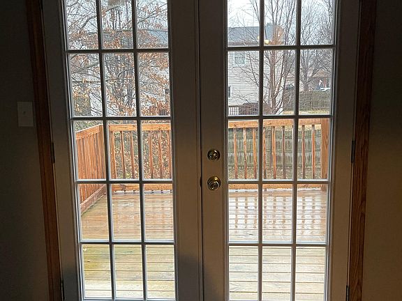 French doors off the Master