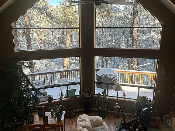 View to the shared space from my upstairs bedroom