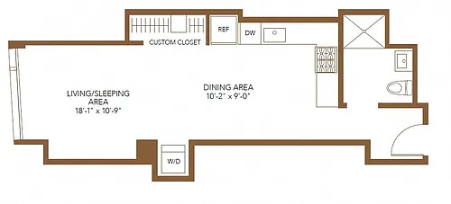 Floor plan Studio