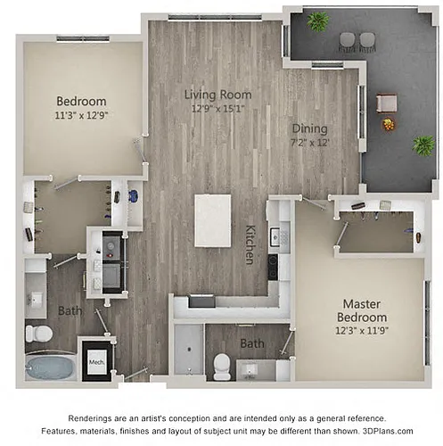 Floor plan Browning