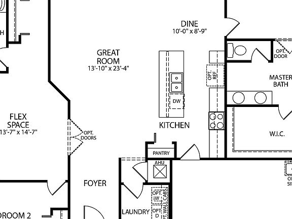 Elevation B - 1st Floor