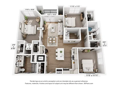 Floor plan Serenity
