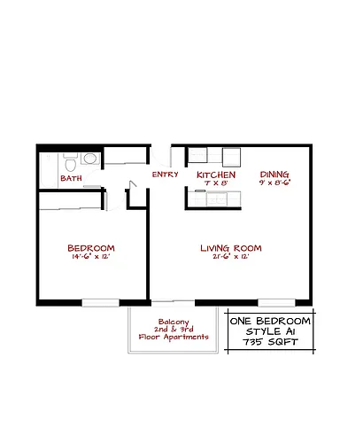 Floor plan Mulberry