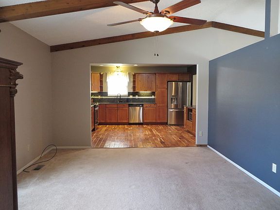 Living Room Opens To Kitchen!