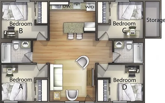 D1 floor plan D1 floor plan