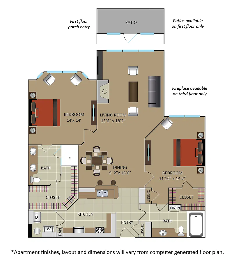 Floor plan C1a