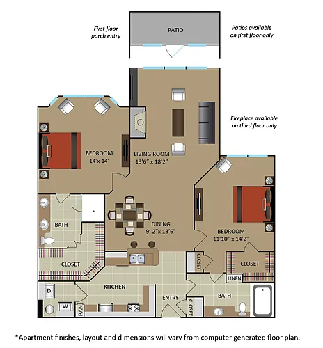 Floor plan C1a